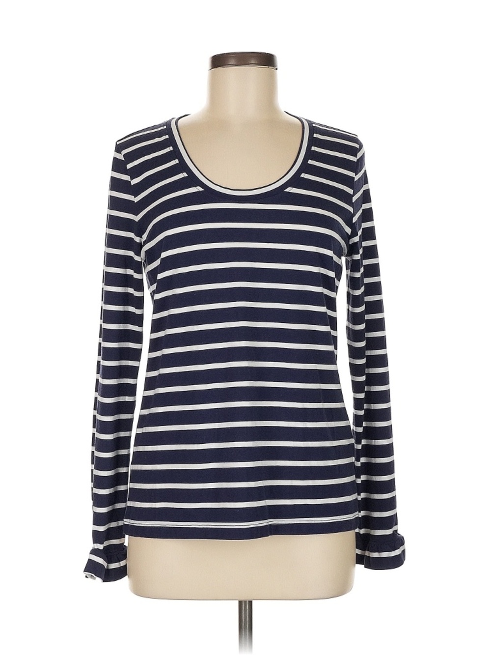 Renwick Blue Long Sleeve T-Shirt Tee Top Size M Excellent